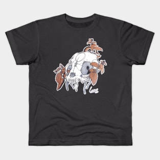MorbidiTea - Catnip with Feline Skull Kids T-Shirt
